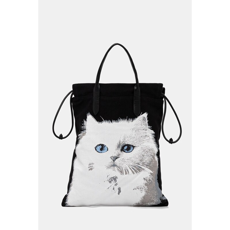 Bavlnená taška Karl Lagerfeld IKON 66323126