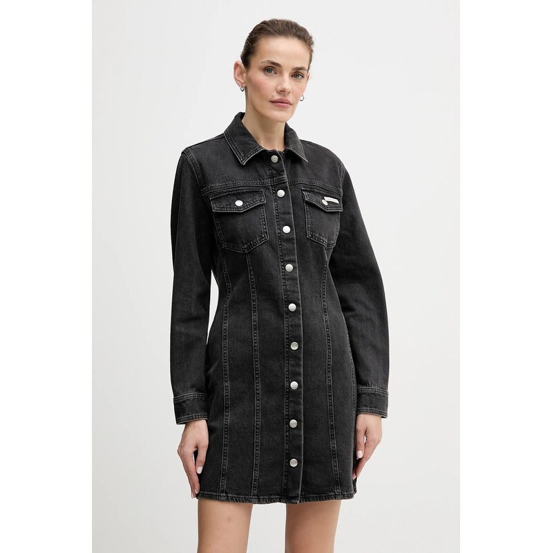 Rifľové šaty Calvin Klein Jeans 66323188
