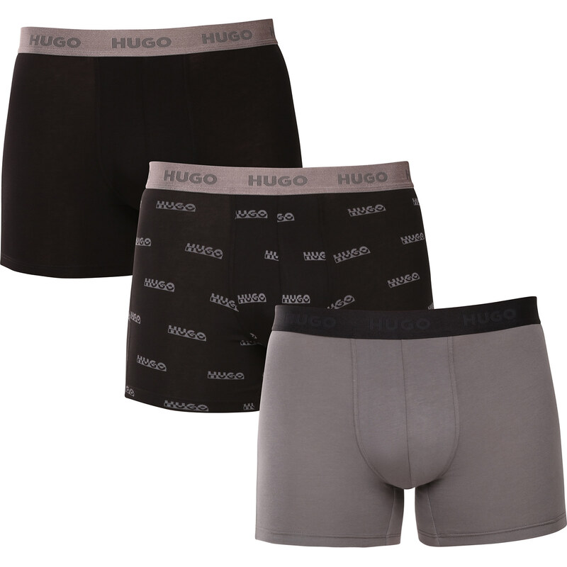 3PACK pánske boxerky HUGO viacfarebné (50549177 002) 66152868
