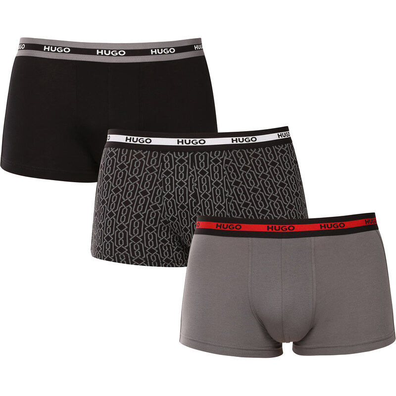 3PACK pánske boxerky HUGO viacfarebné (50545668 960) 66152870