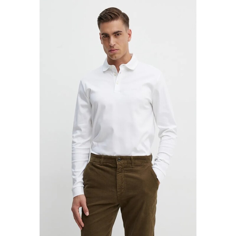 Bavlnené tričko s dlhým rukávom BOSS Pado 30 57668848