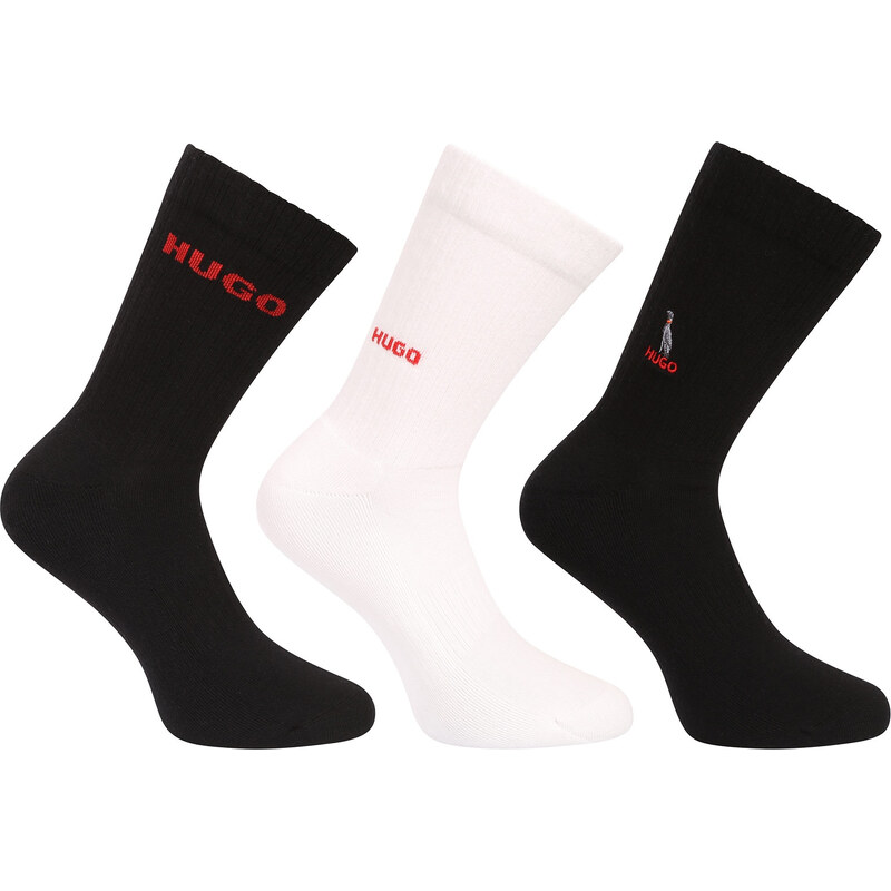 3PACK ponožky HUGO vysoké viacfarebné (50546351 960) 66152867