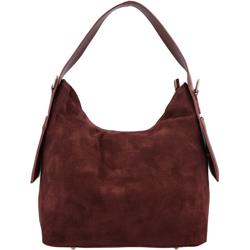 Dámska kabelka na rameno vínová - Delami Vera Pelle Mimmi vínová 66436769