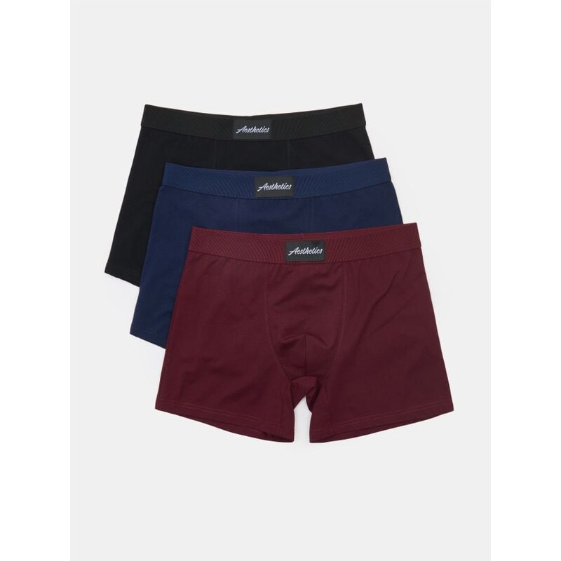 Sinsay - Súprava 3 boxeriek - viacfarebná 66317450