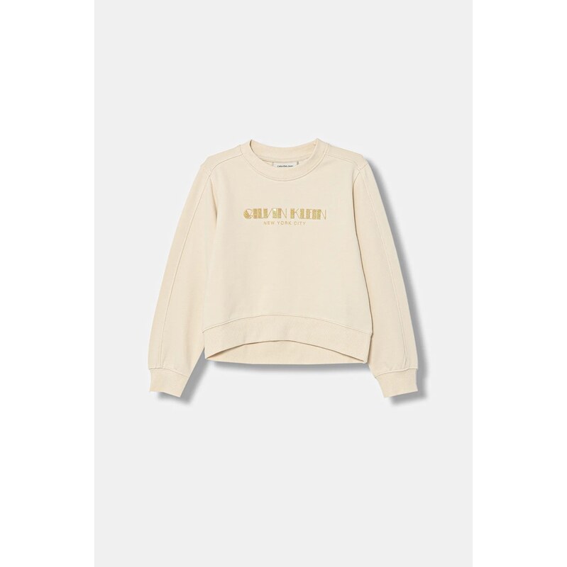 Detská bavlnená mikina Calvin Klein Jeans 66319008