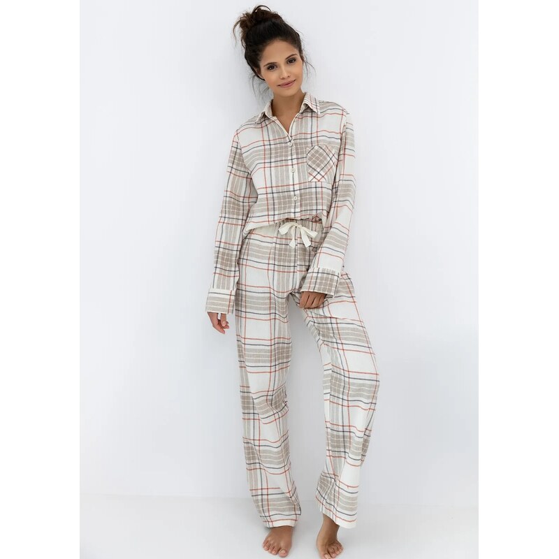 Flanelové dámske pyžamo Sensis Adalyn 66320810