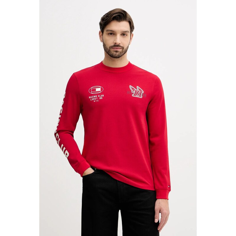 Bavlnené tričko s dlhým rukávom Tommy Hilfiger 66320994