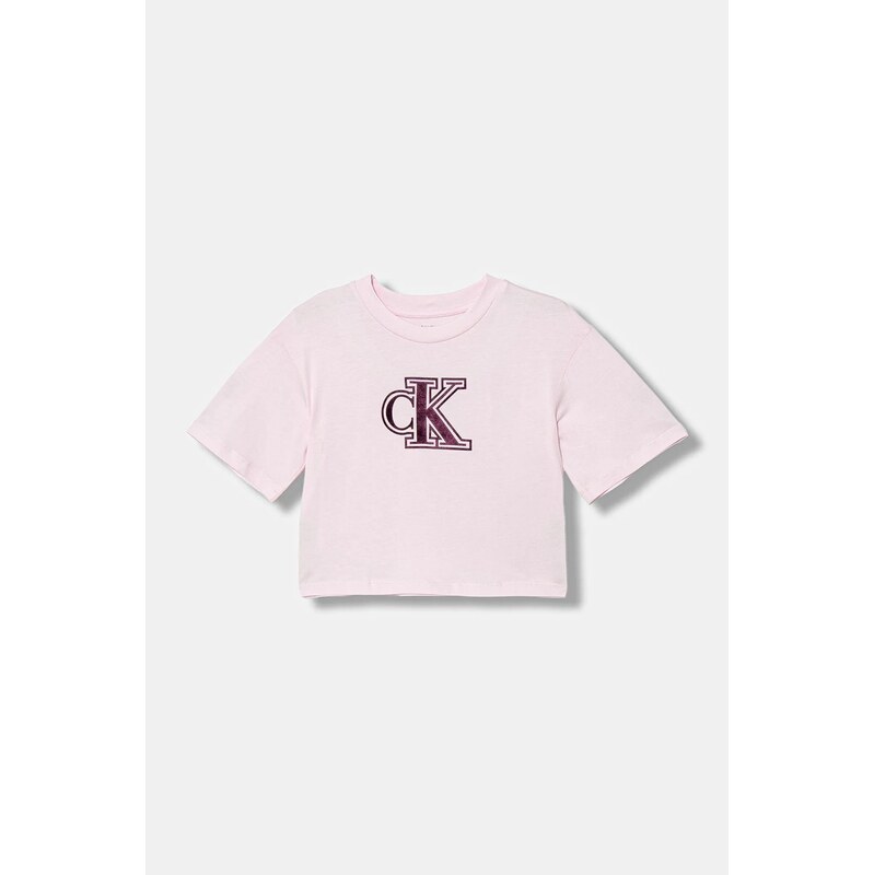 Detské bavlnené tričko Calvin Klein Jeans 66321075