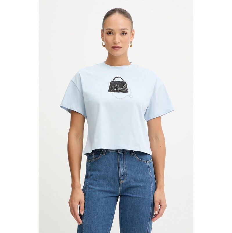 Bavlnené tričko Karl Lagerfeld 66323054