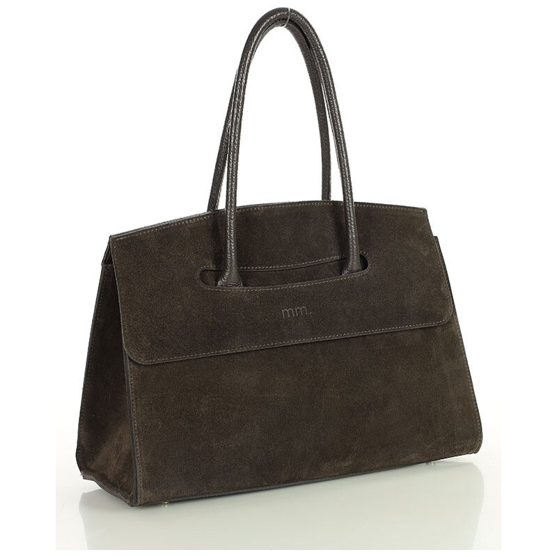 MARCO MAZZINI Dámska kožená taška | tmavohnedá s293c 66321649