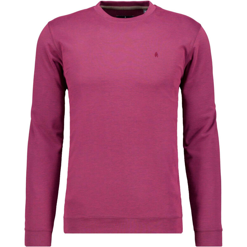 Pánske bordové soft-knit tričko RAGMAN 66321794