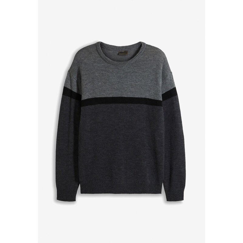 bonprix Pulóver s okrúhlym výstrihom, ľahko ošetrovateľný, 60211579