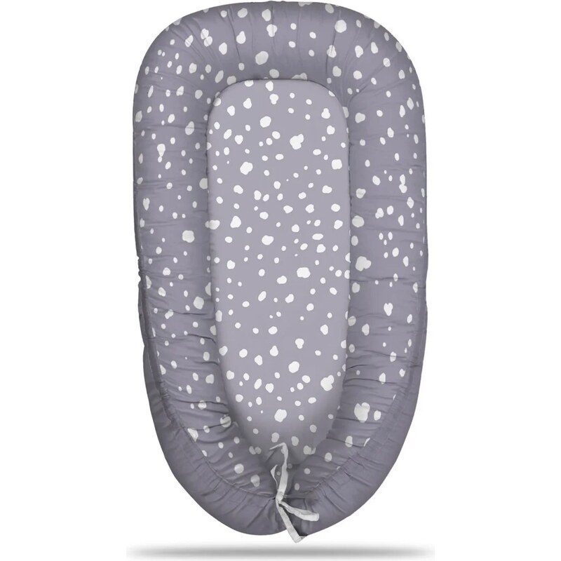 Sablio Hniezdočko pre bábätko Biele fliačky na fialové 65113985