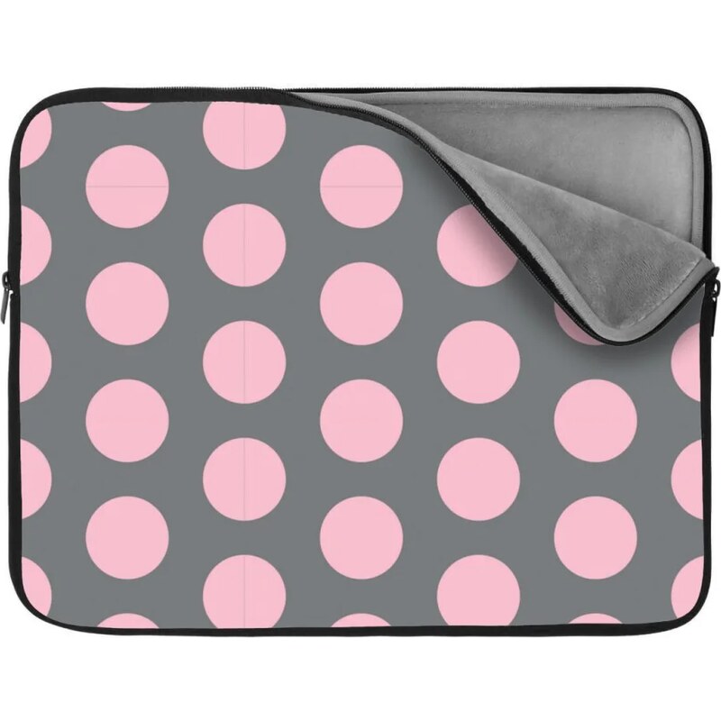 Sablio Obal na notebook Veľké ružové bodky 65426960