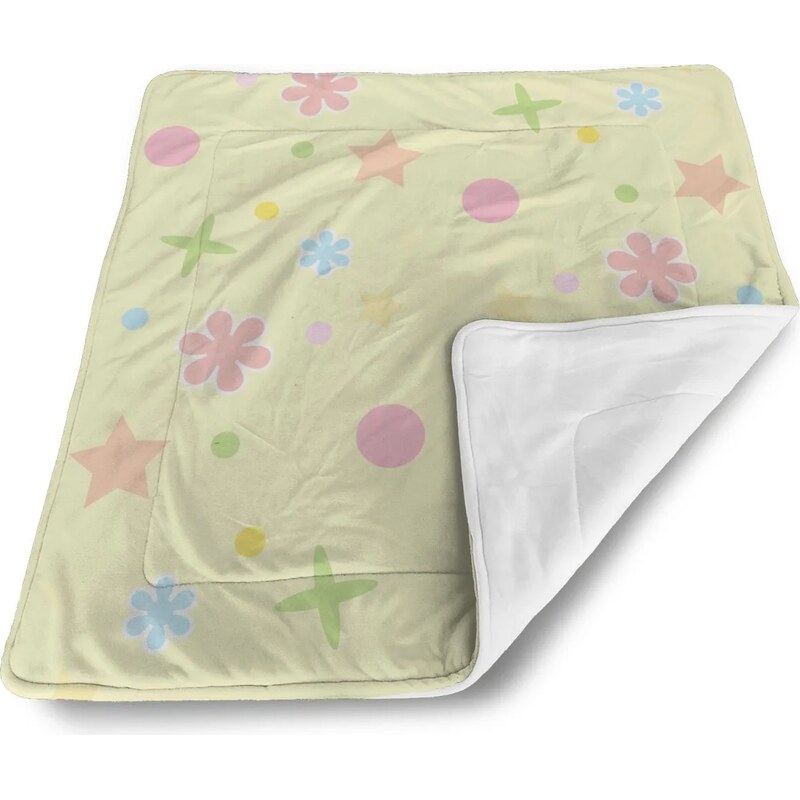 Sablio Deka pre bábätko Kvetiny na žltej 60375196