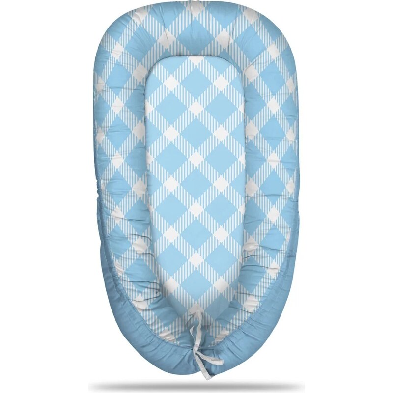 Sablio Hniezdočko pre bábätko Modrobiele štvorce 65114130