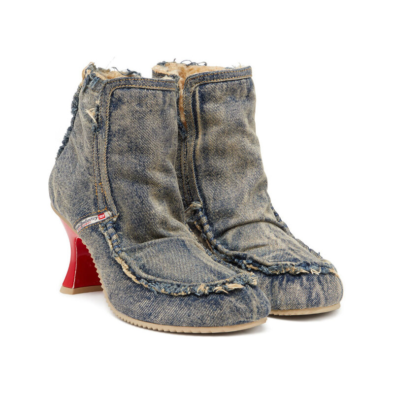 ČLENKOVÁ OBUV DIESEL WOODSTOCK D-WOODSTOCK HEEL AB BOOTS 67047621