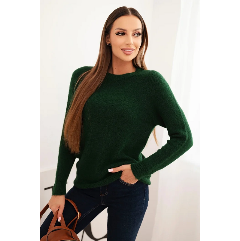 Kesi Dámsky sveter z baby alpaky s dlhým rukávom 66362555