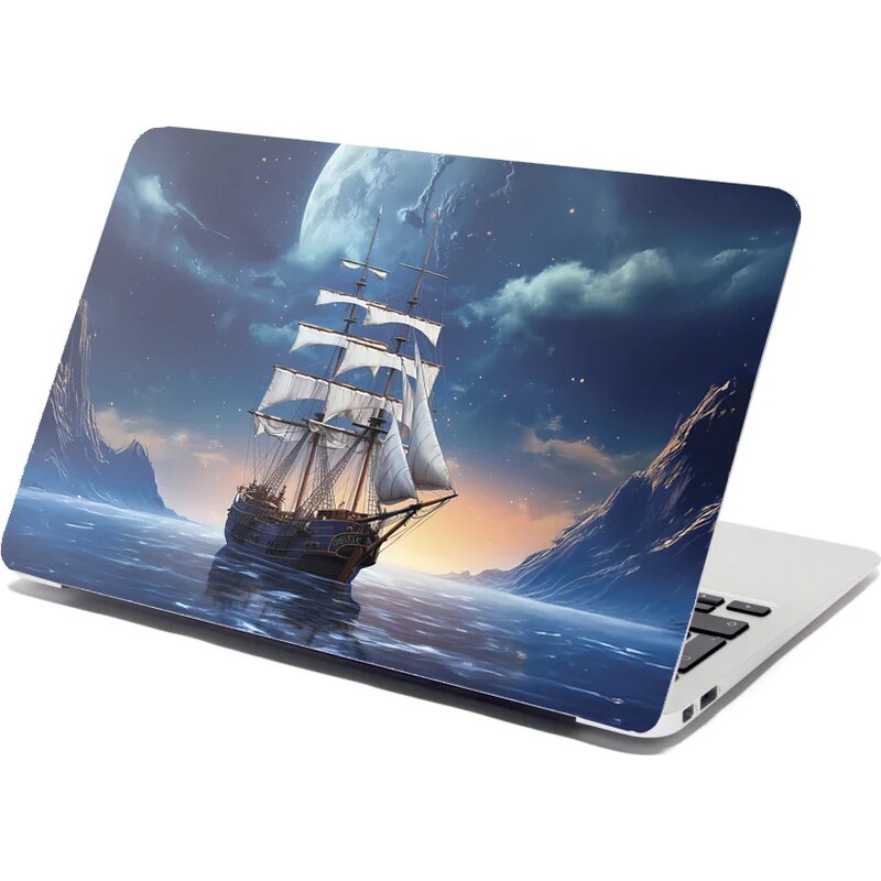 Sablio Samolepka na notebook Plachetnica medzi horami 65112498