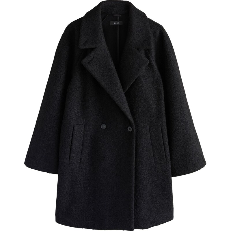Next Prechodný kabát čierna 66858252