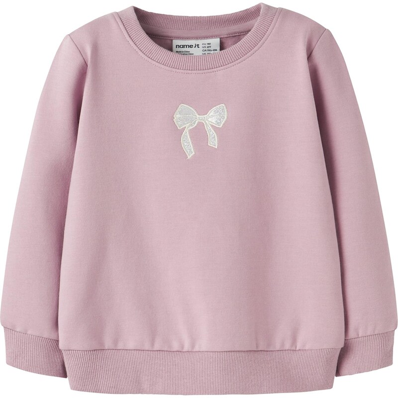 NAME IT Mikina NMFSakkina svetlofialová / biela 66330504