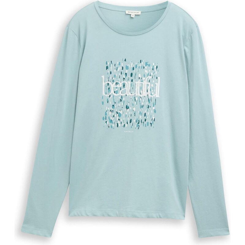 TOM TAILOR Tričko námornícka modrá / enciánová / mätová / biela 66330548