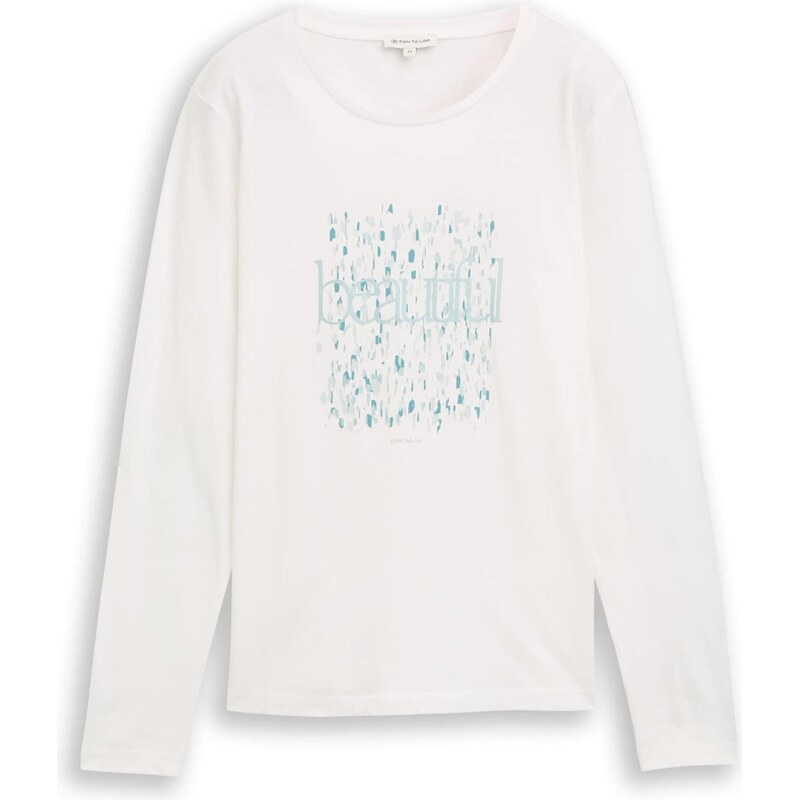 TOM TAILOR Tričko modrosivá / svetlomodrá / mätová / biela 66330557