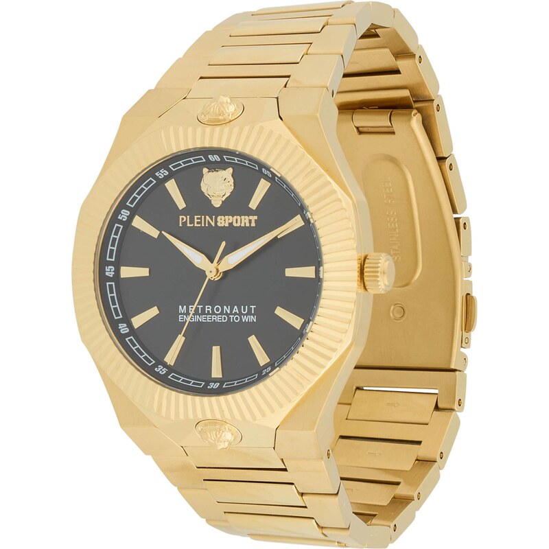 Plein Sport Analógové hodinky METRONAUT zlatá / čierna 66330571