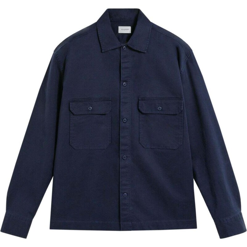Scalpers Košeľa námornícka modrá 66330585