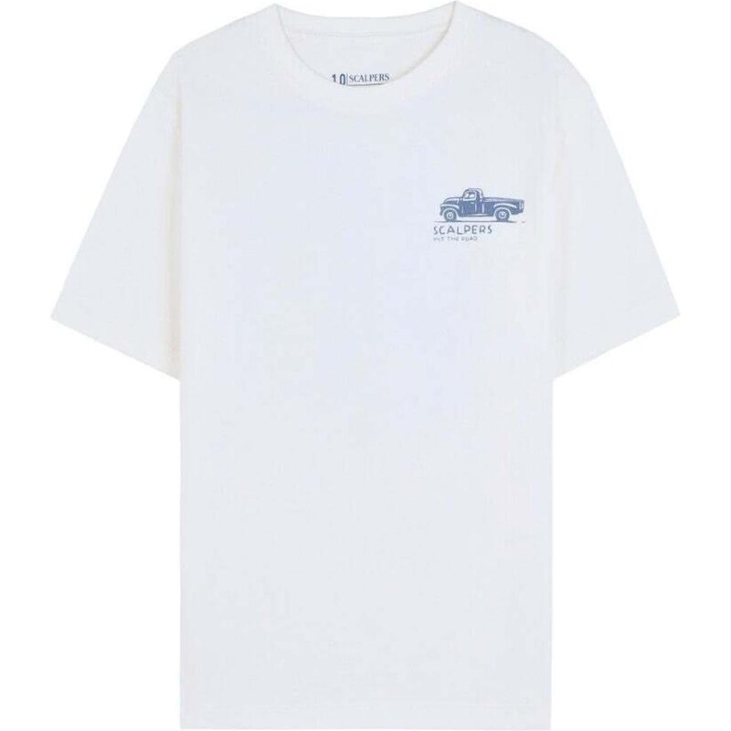 Scalpers Tričko modrosivá / šedobiela 66330589