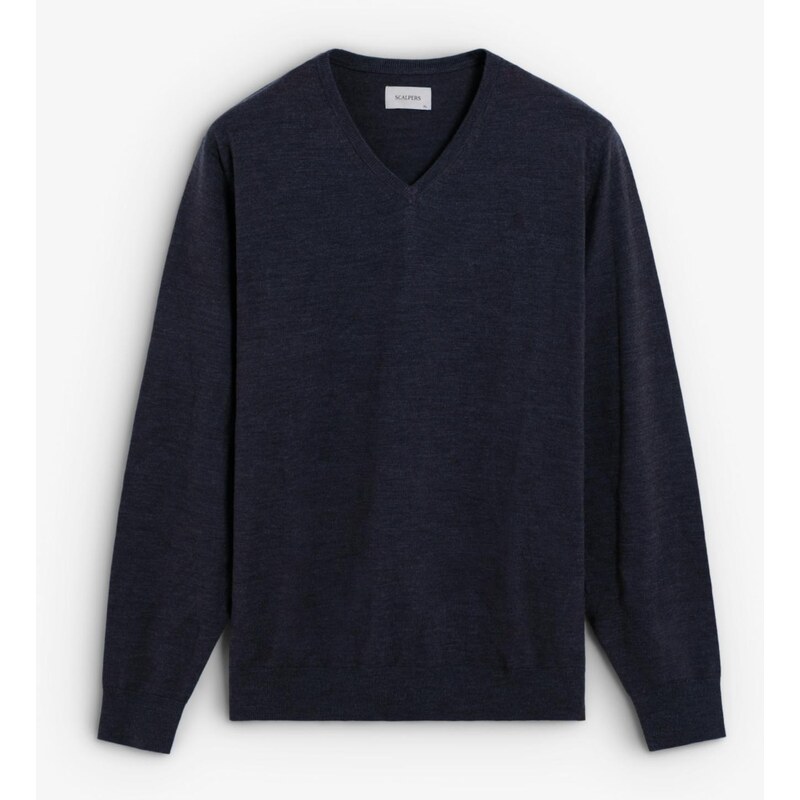 Scalpers Sveter námornícka modrá 66330605