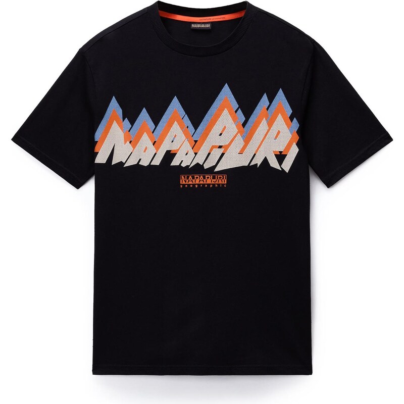 NAPAPIJRI Tričko S-Fiemme béžová / svetlomodrá / homárová / čierna 66330624