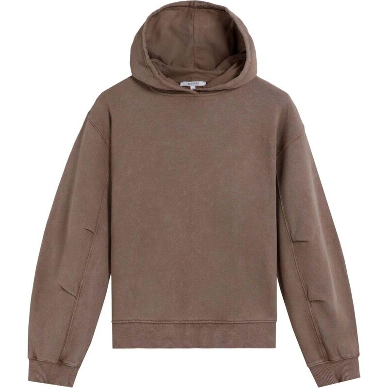 Scalpers Mikina Marble svetlohnedá 66330664