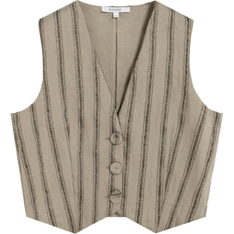 Scalpers Vesta k obleku tmavobéžová / prírodná biela 66330665