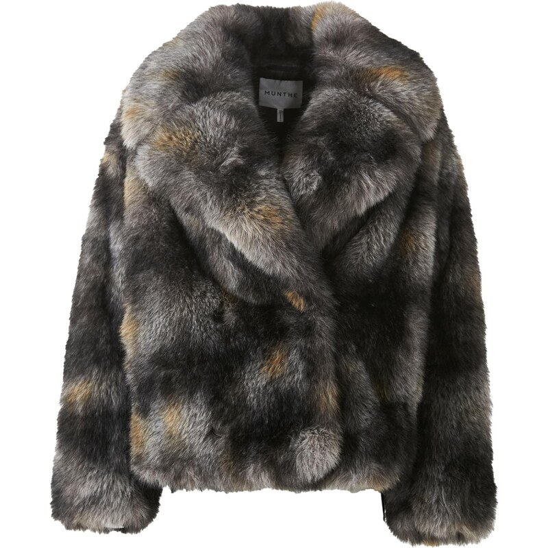 Munthe Zimná bunda LESTINE svetlohnedá / sivá / antracitová / čierna 66330670