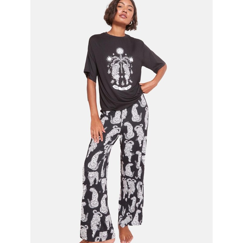 Friends Like These Pyžamo čierna / biela 66330689