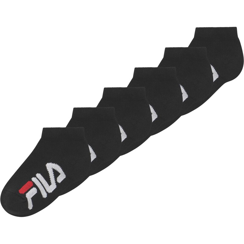 FILA Ponožky svetlosivá / červená / čierna 66330697
