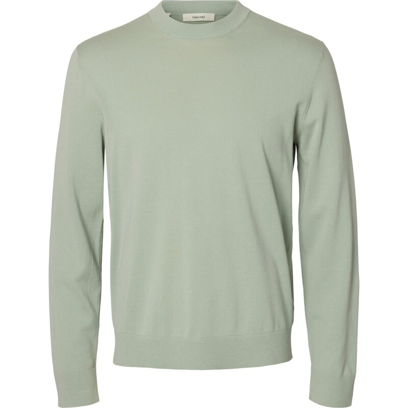 SELECTED Sveter SLHTorino pastelovo zelená 66330773