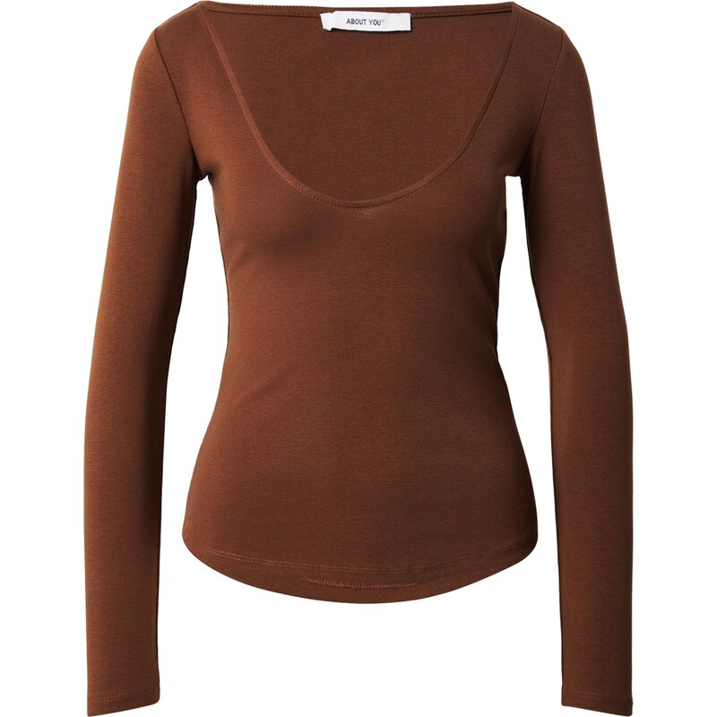 ABOUT YOU Tričko Celina tmavohnedá 66330821