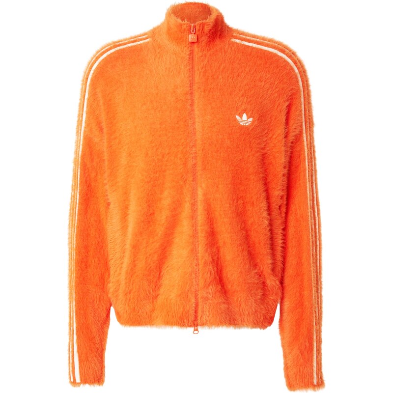 ADIDAS ORIGINALS Prechodná bunda oranžová / biela 66331009