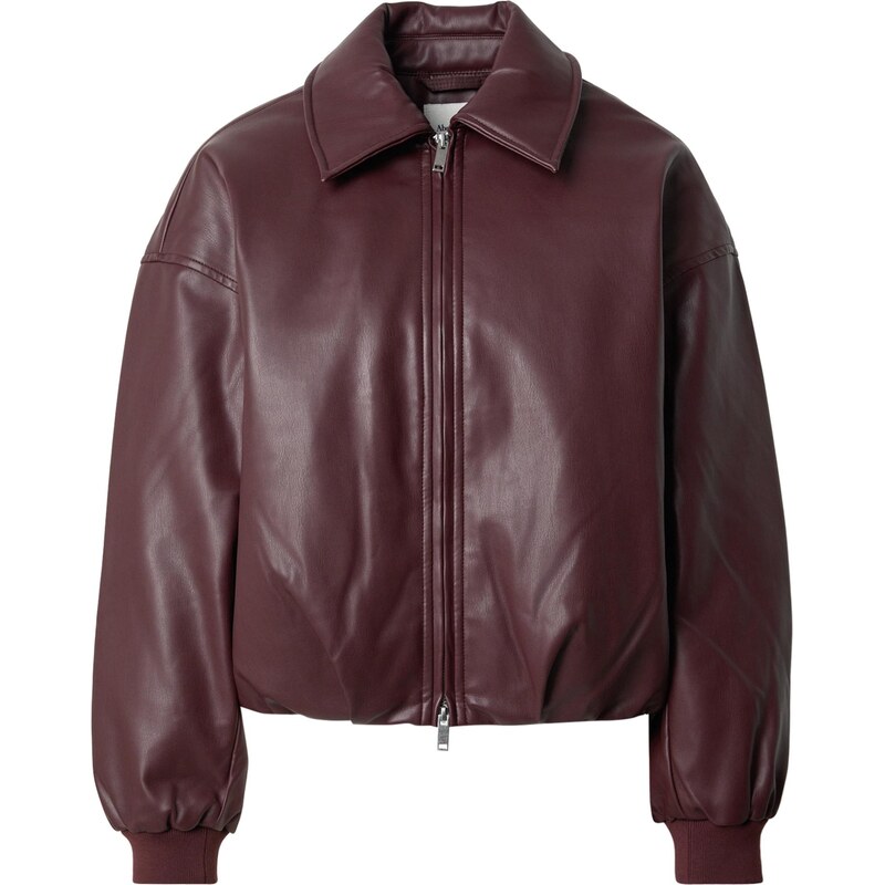 Abercrombie & Fitch Prechodná bunda SEP2 bordová 66331074