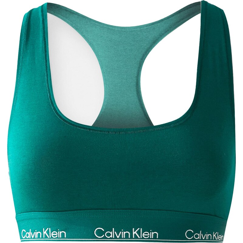 Calvin Klein Underwear Podprsenka smaragdová / biela 66331071