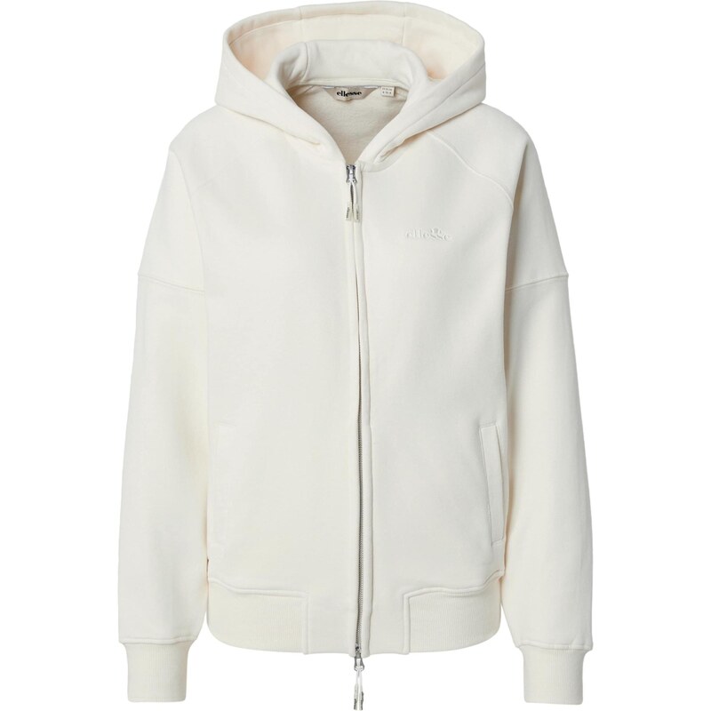 ELLESSE Tepláková bunda Pianella šedobiela 66331126