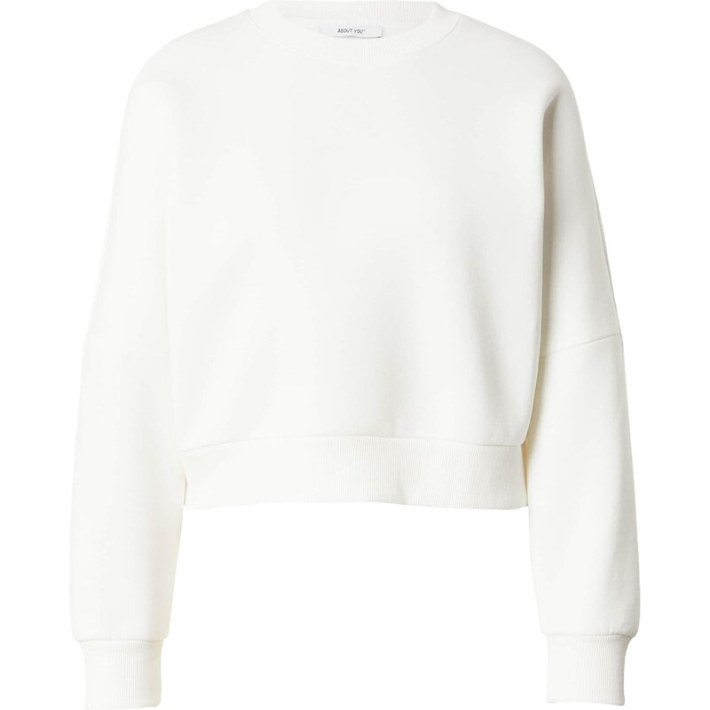 ABOUT YOU Mikina Rea krémová / čierna 66331193