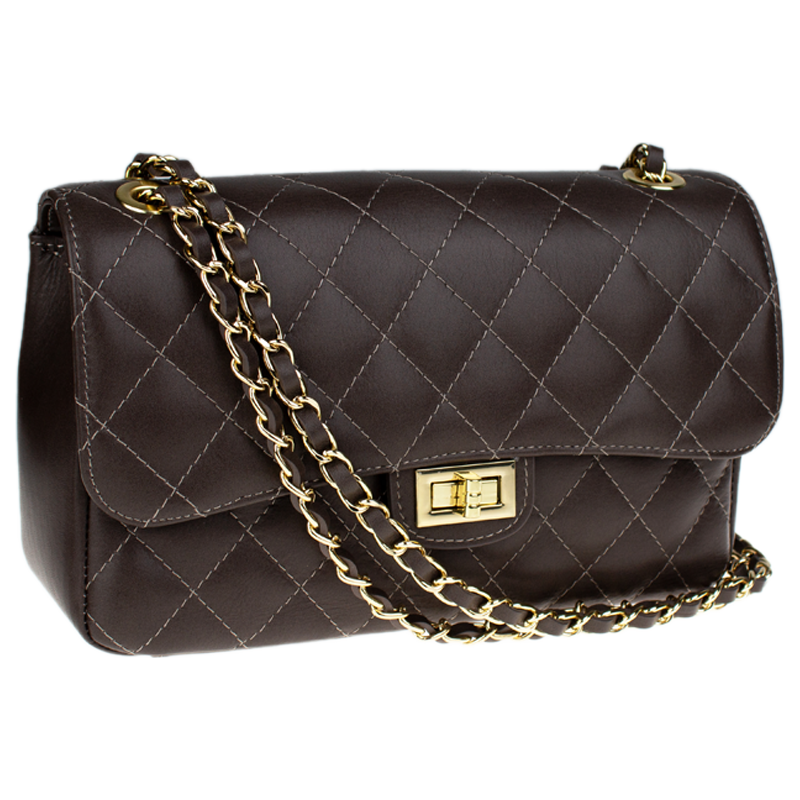 Sivá kožená talianska crossbody kabelka Eliana Grigia Smog NovaKabelka 66335413