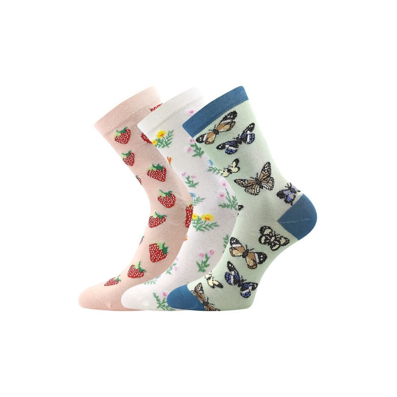 3PACK detské ponožky Boma viacfarebné (057-21-43 XVII - mix C) 20/24 66337309