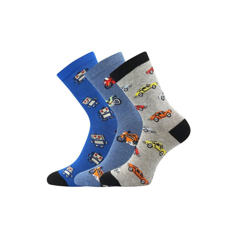 3PACK detské ponožky Boma viacfarebné (057-21-43 XVII - mix B) 20/24 66337311