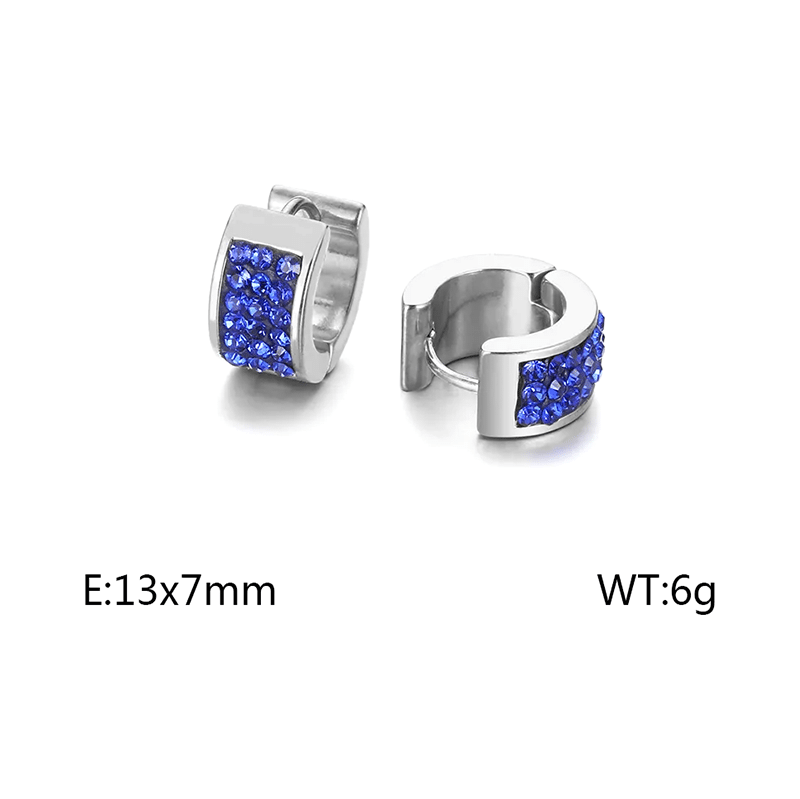 Oceľové náušnice Glare 639 66335317