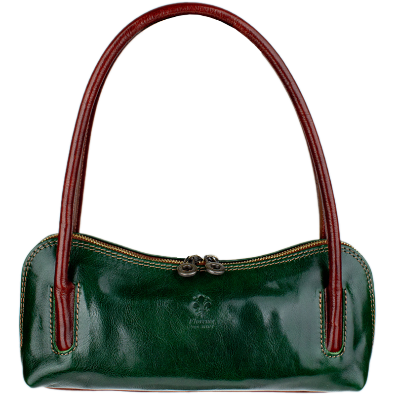 Zelená kožená talianska kabelka Ciosa Verde Marrone NovaKabelka.sk 66335416