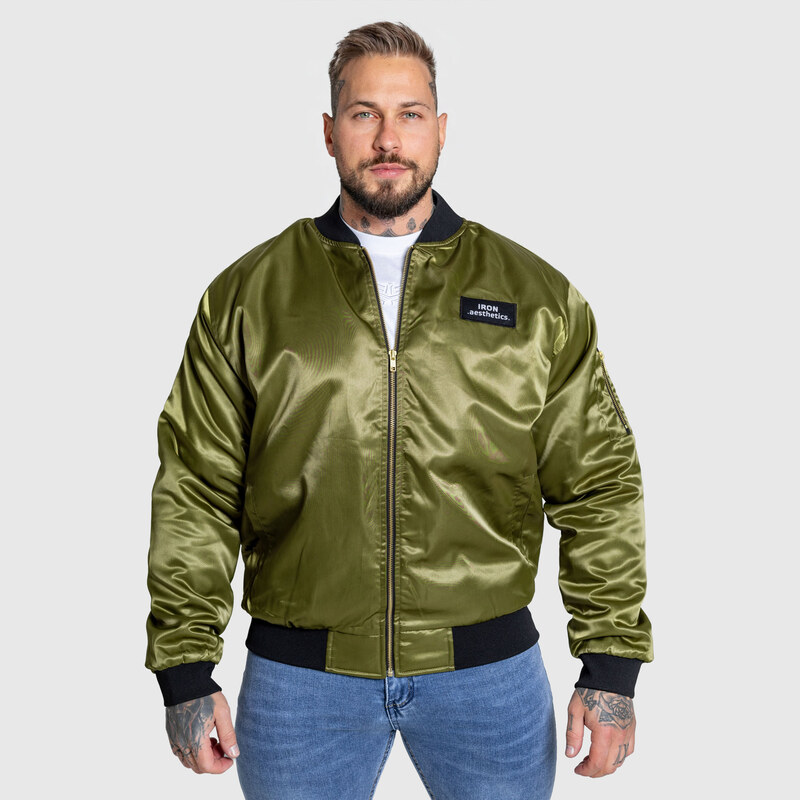 Bomber bunda Iron Aesthetics Maverick, zelená 29075267